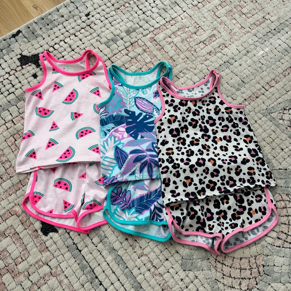 Cat & Jack Kids Pajama Sets - Pink, Blue, Black